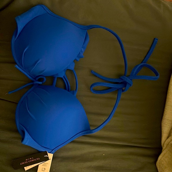 Victoria’s Secret Blue Swim Top 34B - Picture 1 of 1